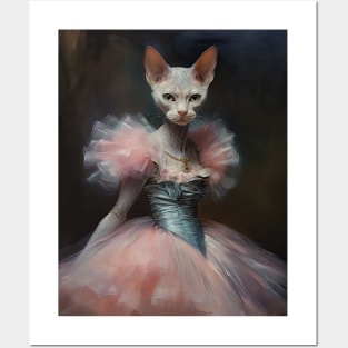 Feline Enchante The Graceful Sphinx Posters and Art